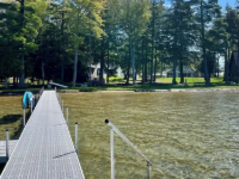 Lakefront Oasis w Beach + Dock for Your Boat Hotels in Grayling Township