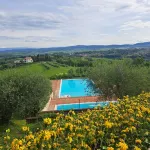House with Private Garden in the Crete Senesi - Swimmingpools