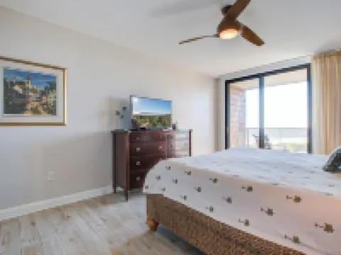 Three Oceanfront Private Balconies with Panoramic View, Dolphins & Calm Breezes! Hotels in Kiawah Island