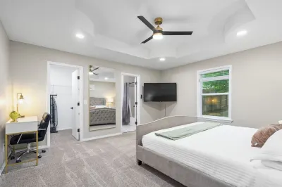 Modern Retreat w/ Hot Tub, Game Room & King Suite More