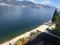 Flat Lake Garda with Very Panoramic View
