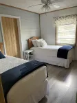 Waterfront Beach Bungalow with 150 Foot Dock on Guana Cay and Waterside Pergola