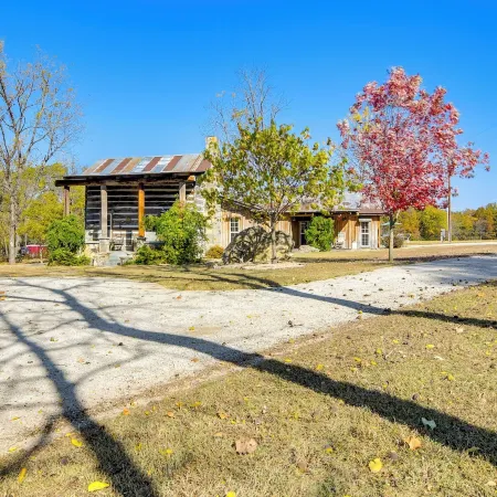 1/2-mi to Lake: Cabin on 43 Acres in Shell Knob!