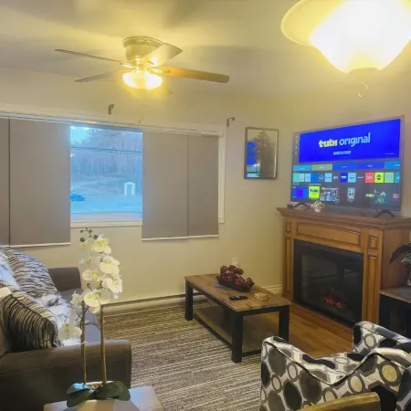 Luxurious 2 Bedroom with King and Queen bed and 1.5 Bathroom sleeps 6.