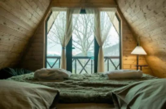 Mountain View Cabin in Forest, Ankyun โรงแรมใน