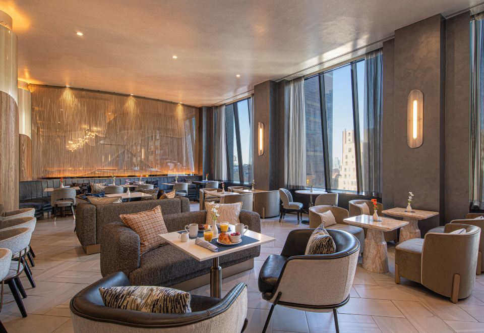 [힐튼 뉴욕 타임스 스퀘어의 침실]