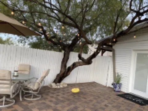 Feel like in home in this beautiful guest casita with mountains views.