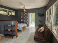 Charming studio with views of the Mopan River in peaceful Bullet Tree Falls Hotels in 