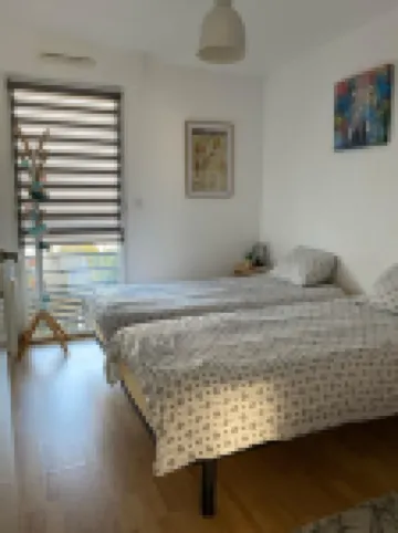Apartment in the center of town, view of the Jardin des Plantes, with secure parking.