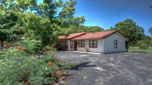 4-bedroom house in Utopia with 450’ of private crystal clear Sabinal river front
