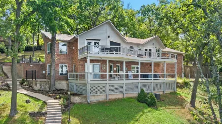 The Honeycomb House: Waterfront > Hot Tub > Game Room > Boat Dock