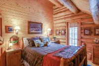 Handcrafted Log Home on River Near Crystal Mtn - 3-Star