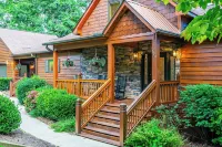 Game Rooms + Views: Spacious Mtn Cabin in Murphy! - parking
