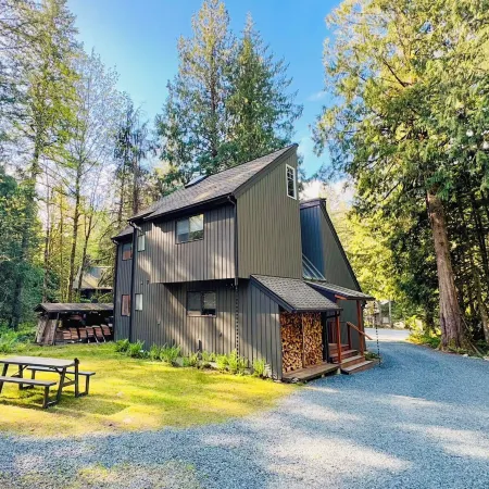Forested 4 BR w/ Games, Fire Pit & Wood Stove