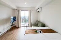 Homey and Minimalist Studio Apartment at Anwa Residence By Travelio