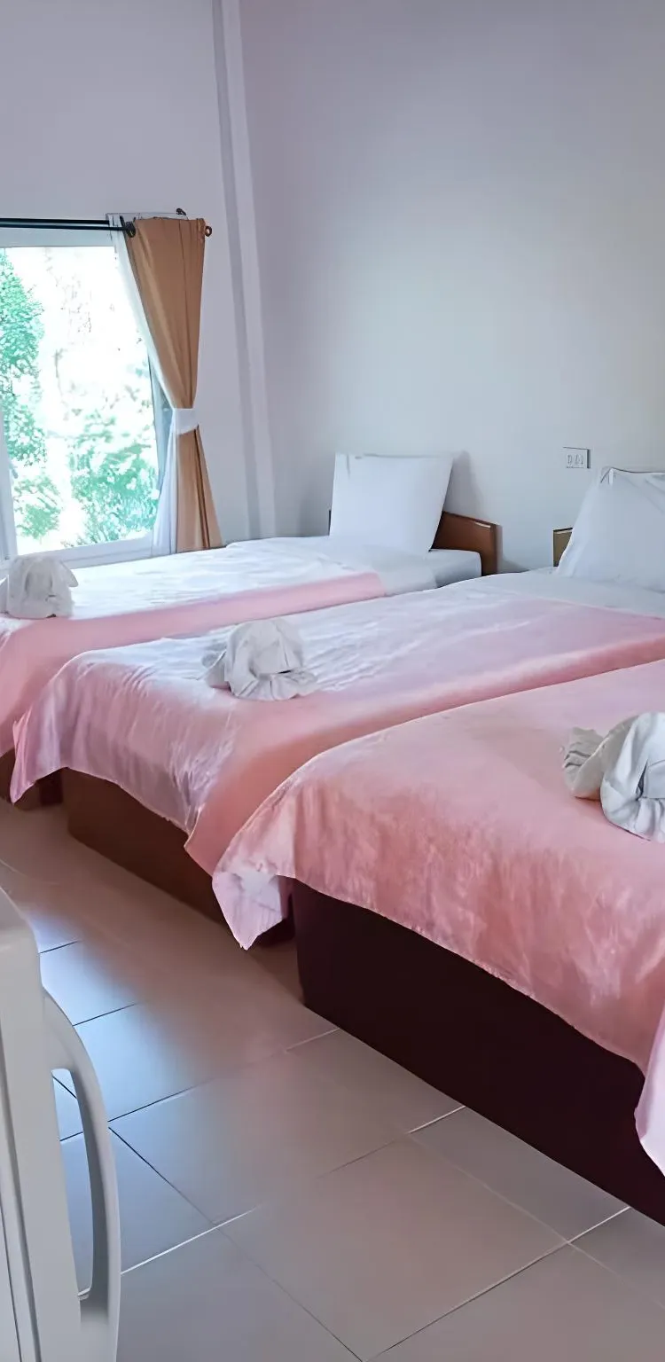 ห้องพักสำหรับ 3 ท่านพร้อมวิวภูเขา