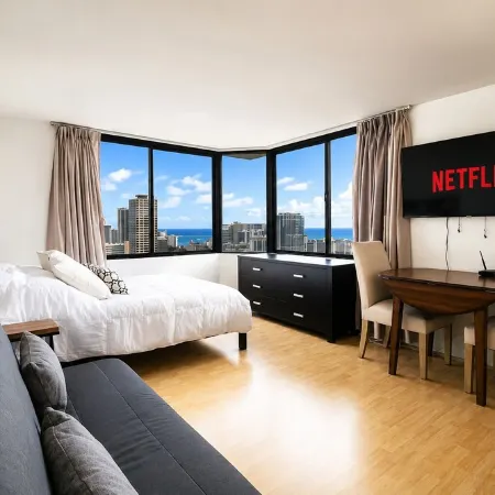Rare Unique Corner Unit 180 degree Ocean Canal View-34th Floor with Full Kitchen