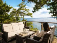 SaliHaven: Oceanfront 3 Br 3 Beds 3.5 Ba + Gym - 방갈로
