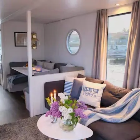Solvesborg Houseboat With Harbour Views - Sleeps 4