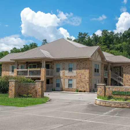 Pool + Riverfront! Couples Retreat in Smoky Mtns
