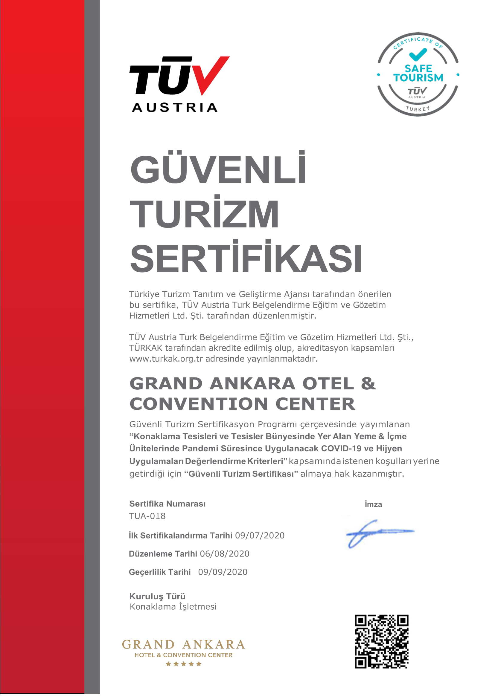 Grand Ankara Hotel Convention Center