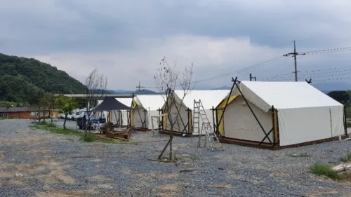 Sancheong Gyeongho Riverside Auto Campsite Hotel a Hamyang