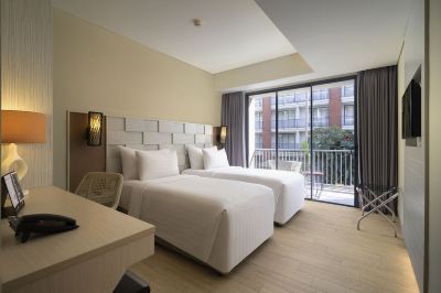 デラックスプールビュールーム スイス ベルホテル チューバンの写真