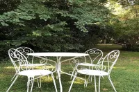 Cottage for 4 people at Domaine de la Forçate with swimming pool in the park.