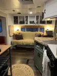 Modern Vintage Camper w/ Peaceful Private Yard