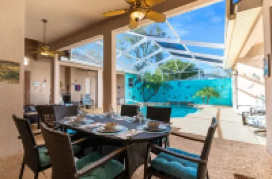 Private Cabana home. Heated pool. 3400 sq ft of luxury! Kids and pets welcome.