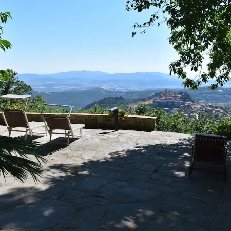 Villa "Il Diaccio" with a panoramic view of the Tuscan Maremma