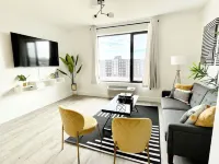 Modern 1 Bdrm King-Mins to NYC,Ewr,Pru,Njpac, Dwntwn Newark, MetLife