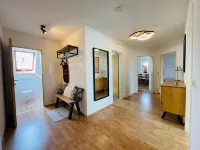 Sunny vacation apartment with balcony near Augsburg