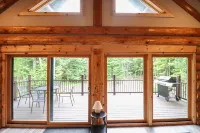 Full Log House Near Golf Course & UTV/Snowmobile Trails