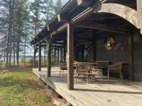 40 Acre Wooded Retreat on Columbus Lake with 1300 feet of shoreline.