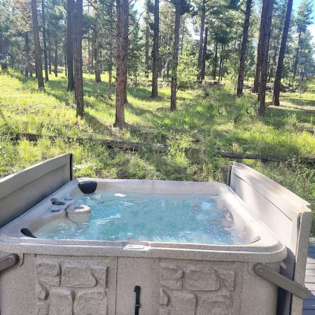 Gorgeous Forest Cabin with Hot Tub & Game Room