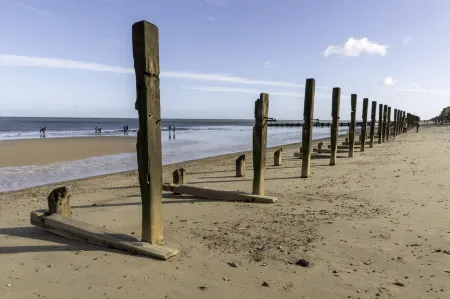 Comfortable coastal retreat perfectly situated in Sheringham North Norfolk Отели рядом с достопримечательностью «Cromer Beach»