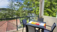 Oceanview 6 at Nambucca with rooftop tce & spa