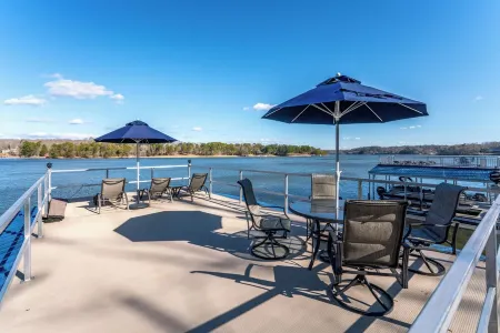 AMAZING LAKEVIEWS! Beautifully decorated 4 bdm waterfront home with 2-story dock