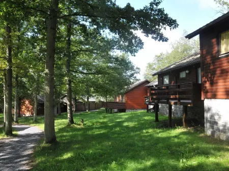 Cozy, Wooden Chalet with Deck, Near Durbuy