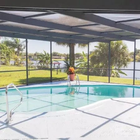 Waterfront Home With Pool
