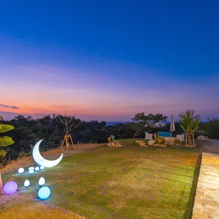 Luxury Hillside Villa with Sea Views