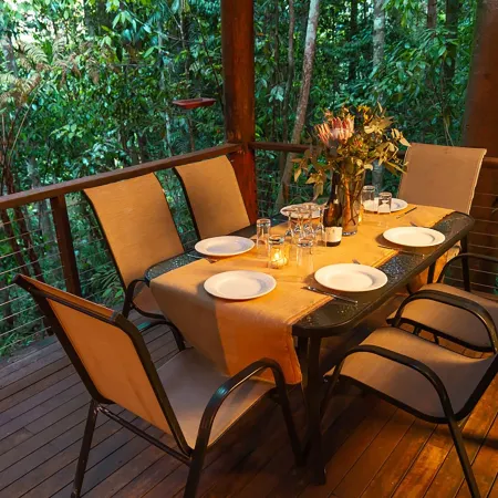 The Canopy Rainforest Treehouses & Wildlife Sanctuary Отели в г. Маланда