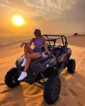 Sunset Desert Safari With Glamping Hotels in Al Awir
