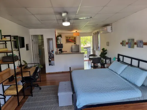 Cool Loft, King Bed, in Dolega, 10min to David/20min to Boquete. Private Parking Hotels in Dolega District