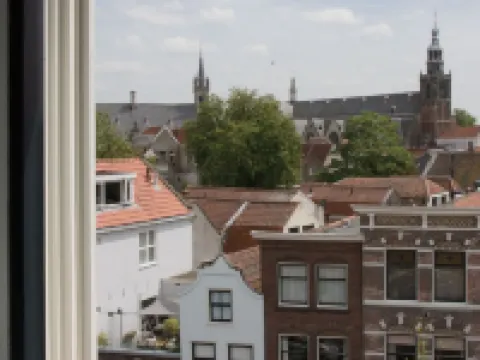 Canal house top floor in historic center Gouda Hotels in Gouda
