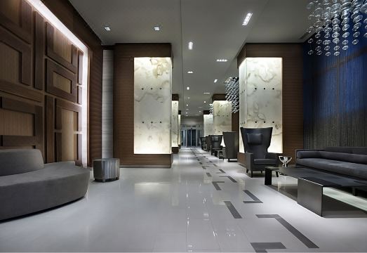 토론토 다운타운 호텔들의 위치를 나타내는 이미지