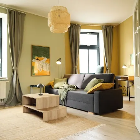 Quiet, central 2-room apartment "Borny" in Schwerin