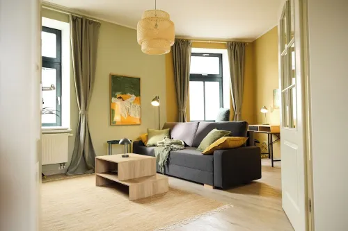 Quiet, central 2-room apartment "Borny" in Schwerin