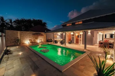 Villa d'Exception avec Piscine - 3 Min de la Plage 4 chambres climatisées Hotel di 